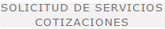 Solicitud - Cotización